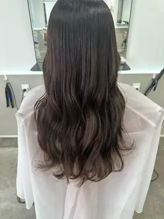 ロング カラー 縮毛矯正/ネイル 🌻ひまわり🌻のヘアスタイル