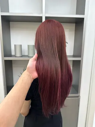 ミディアム カラー パーマ ヘアアレンジ 暖色💖ツヤ髪💖 masae🌼のヘアスタイル