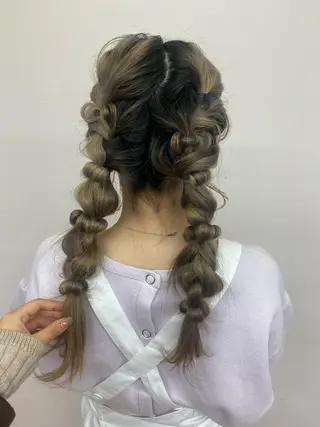 ロング ヘアアレンジ レディースカット/ シュドウヒナタ🐰のヘアスタイル