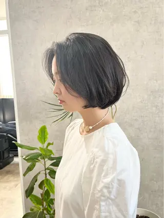 ショート ボブ×縮毛矯正 ryotaのヘアスタイル