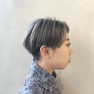 ショート 🌸ハイトーン 新田 廉 🌸のヘアスタイル