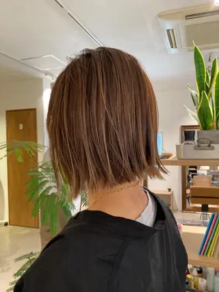 カラー Batta所属・坂上 岳のヘアスタイル