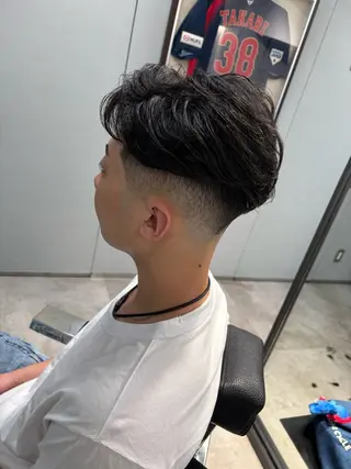 ショート パーマ メンズ INTRO SHIBUYA by Fi-Ne所属・💈メンズフェード 特化DAIYA💈のヘアスタイル