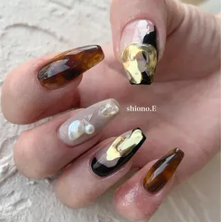 ロング カラー ネイル be-cares beauty(豊川店のネイルデザイン