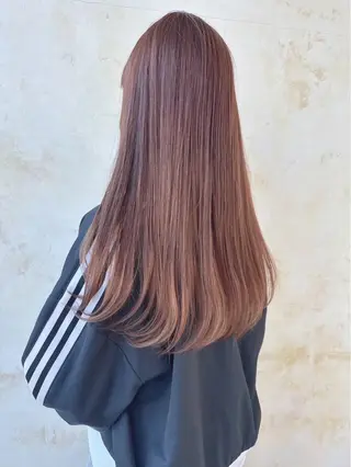 ロング カラー パーマ ヘアアレンジ attrait辻堂所属・むらかみ わかなのヘアスタイル