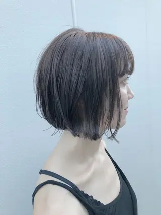 ショート カラー ノグチ ユウキ/ボブのヘアスタイル