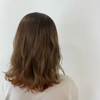 セミロング 個性派/ブリーチ ＊ほのかのヘアスタイル