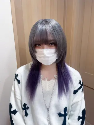 カラー 透明感カラー ｜ベー ジュ｜齊藤ひなののヘアスタイル