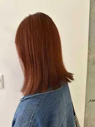 カラー ベージュカラー🐏 🤎塚原優芽のヘアスタイル