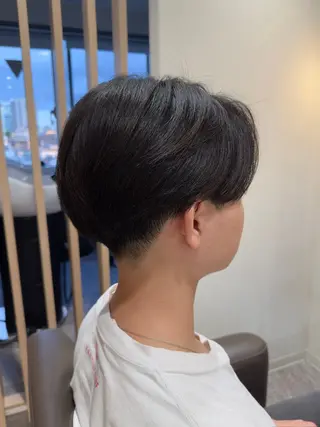 ショート パーマ メンズ 【メンズパーマ】比嘉 啓人のヘアスタイル