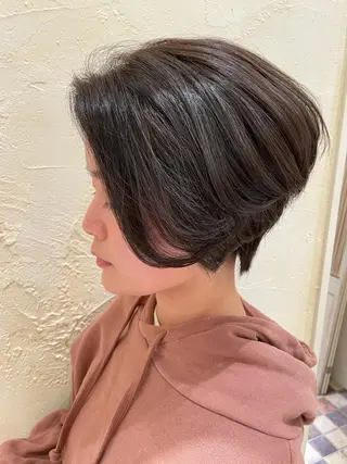 ショート 韓国風レイヤーカット 🇰🇷❕モカのヘアスタイル