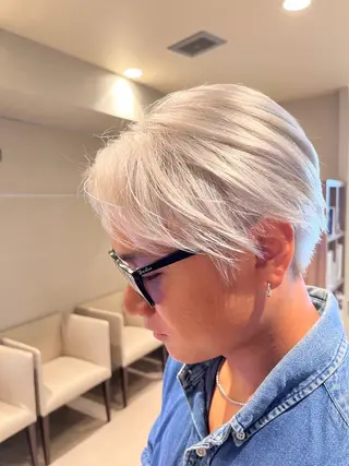 ショート カラー メンズ dogstar小林諒 レイヤー/パーマのヘアスタイル