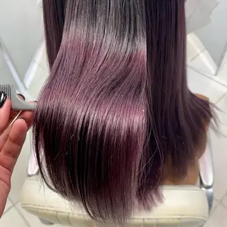 ロング カラー stylist 静音「LEON」のヘアスタイル