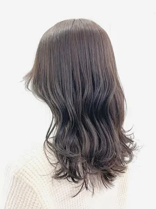 ミディアム 新宿/小顔レイヤー/ 顔まわり/西慶太朗のヘアスタイル