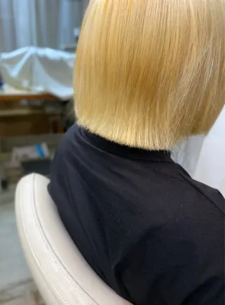 ミディアム カラー CRADLE Takeuchiのヘアスタイル