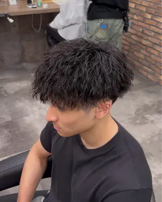 パーマ メンズ パーマ特化 まなるのヘアスタイル