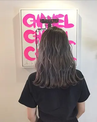 セミロング カラー MIZUHO / ダブルカラー髪質改善のヘアスタイル