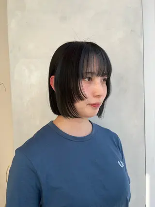 ショート カラー ボブ/ベージュ/ パーマ🪿近森ゆいのヘアスタイル