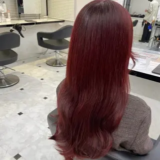 カラー 透明感うる艶カラー 🤍吉島環のヘアスタイル