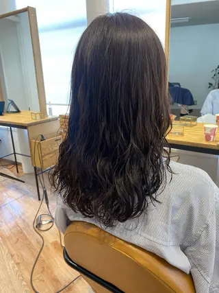 ミディアム パーマ ❤️パーマ美容師✂︎ 井口美緒のヘアスタイル