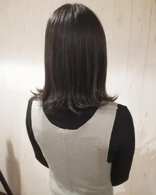 ミディアム カラー 西川 敏夫のヘアスタイル