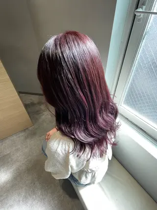 セミロング カラー Zina【梅田】 /田中 沙弥のヘアスタイル