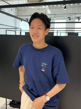 ショート パーマ kimika🥑 メンズ/髪質改善のヘアスタイル