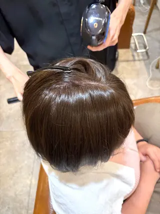 ショート カラー きじま みみのヘアスタイル