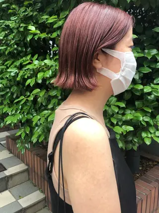 ショート カラー 長井 美佳のヘアスタイル