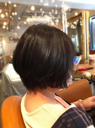 ショート 韓国風カット/ 髪質改善 黒崎のヘアスタイル