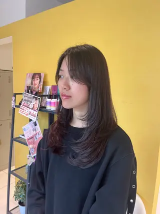 セミロング 似合わせ 垢抜け🌟 AKINOのヘアスタイル