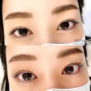 マツエク・マツパ Allma eyeのマツエク・マツパデザイン