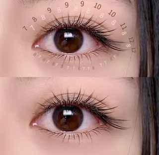 マツエク・マツパ Angela エステサロンのマツエク・マツパデザイン