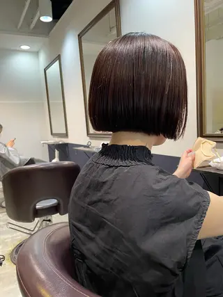 ショート カラー ボブ美容師 /馬場 翼のヘアスタイル