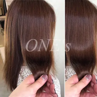 セミロング カラー メンズカット/波巻き TAKUMAのヘアスタイル