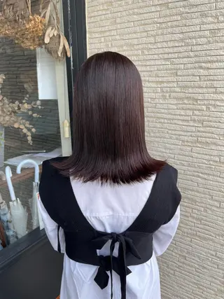 ミディアム 神谷 夏帆のヘアスタイル