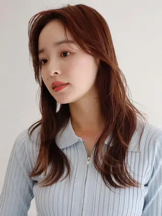ロング 川上 春香のヘアスタイル