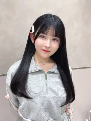 セミロング カラー 韓国ヘア/レイヤー/ 顔まわり/りょーとのヘアスタイル