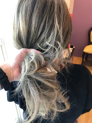 ロング カラー 奈良市／尼ヶ辻 谷川和也のヘアスタイル