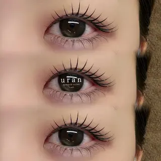 マツエク・マツパ eyelash salon uran所属・uran − ウラン − / 束感まつげのマツエク・マツパデザイン