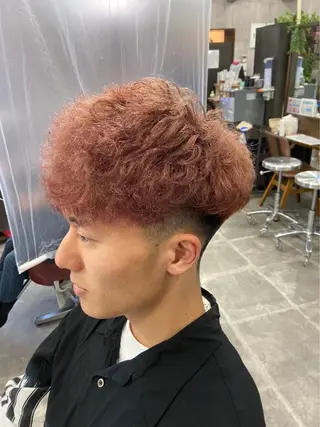 パーマ 🔷メンズ推し🔷 遠藤暖大のヘアスタイル