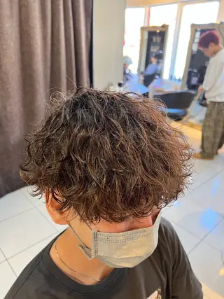 パーマ メンズ パーマ特化美容師 茂木広幸のヘアスタイル