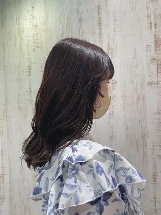 ミディアム カラー ivy by CIEL 女性専用サロン【アイビーバイシエル】所属・nana 🌼のヘアスタイル