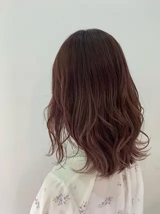 ミディアム Uni.所属・地毛風ストレート/ 髪質改善/榎本流行のヘアスタイル