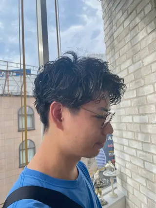 ショート パーマ Clarus by artina所属・くびれヘア 似合わせ⭕️ユウキのヘアスタイル