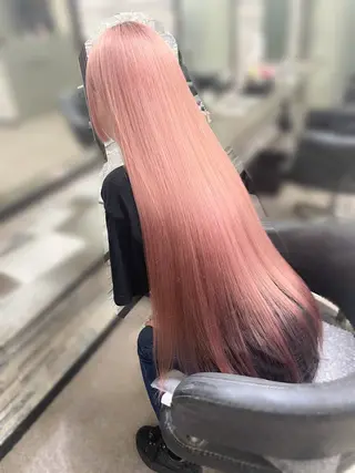 ロング カラー ハイトーンエクステ 🎩カズキ🎩のヘアスタイル