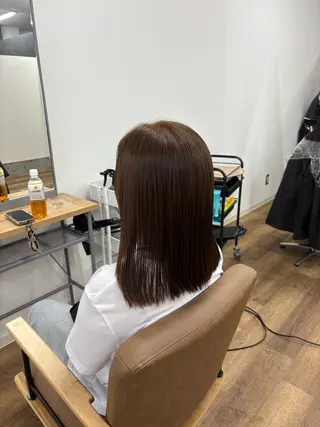 ミディアム カラー miki-YUCCA -"モデル様募集中"のヘアスタイル