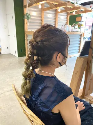 ヘアアレンジ Seaby / 木上 綾菜のヘアスタイル