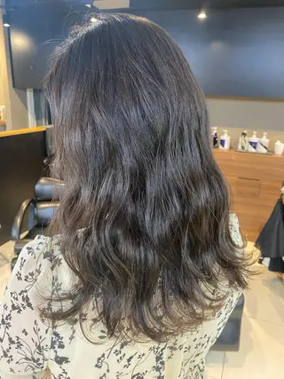 ロング カラー ヘアアレンジ メンズ キッズ ネイル マツエク・マツパ GO TODAY SHAiRE SALON所属・透明感カラー🤎 ゆりのヘアスタイル