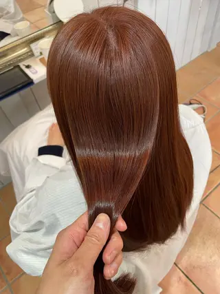 ロング 髪質改善美容室bokuno3号店所属・前髪生えぐせ直し♡ お顔周りカット☆スガのヘアスタイル